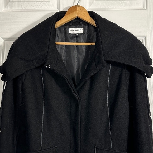 Bijenkorf Collection Eur. sz. 44 (US 12) heavyweight coat, wool blend, winter - Picture 2 of 16